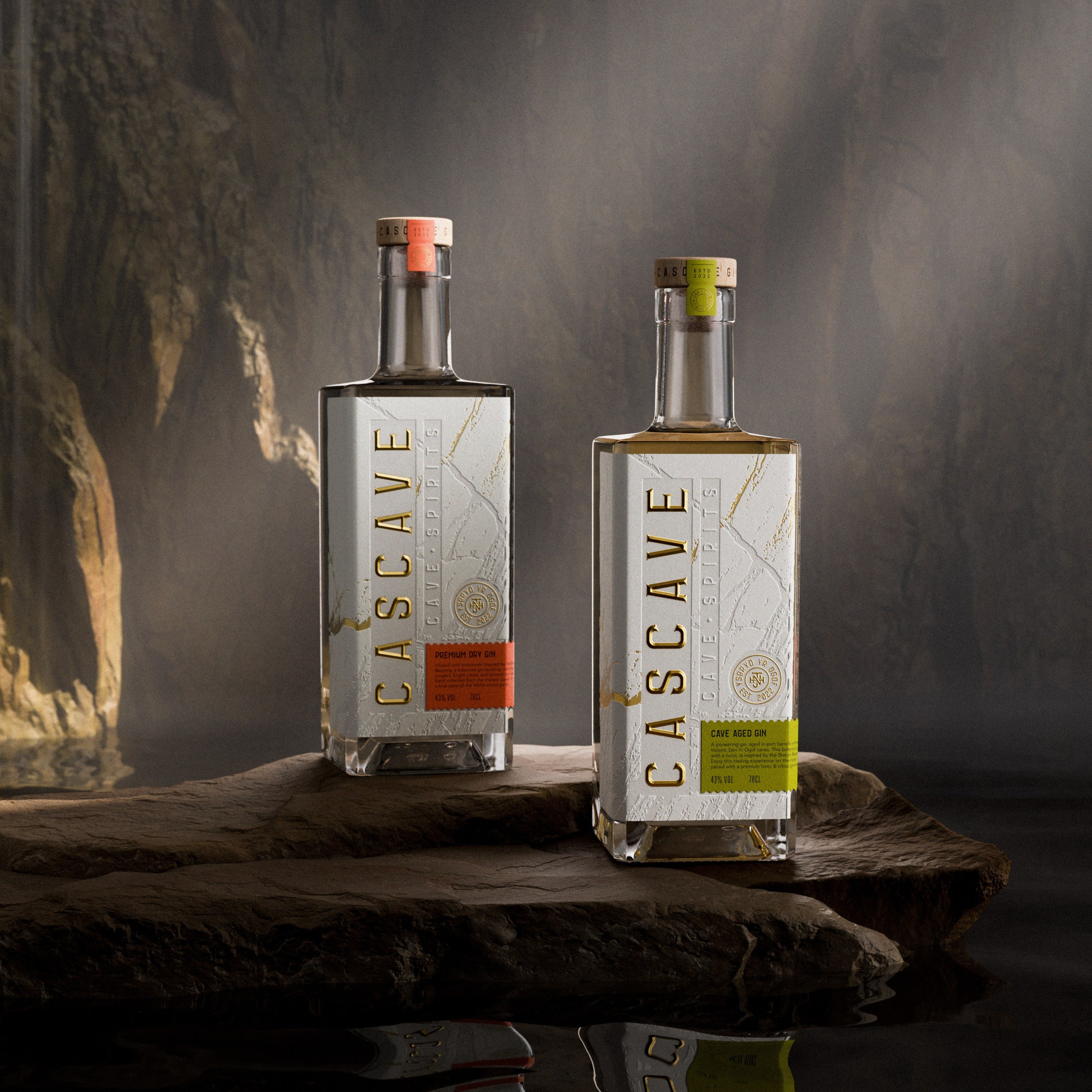 Cascave Gin, Cascave Cave Aged Gin, Welsh Gin, Cave Gin, Cave Water, Award Winning, Gin cocktail, Dan yr Ogof Gin, Brecon Beacons,