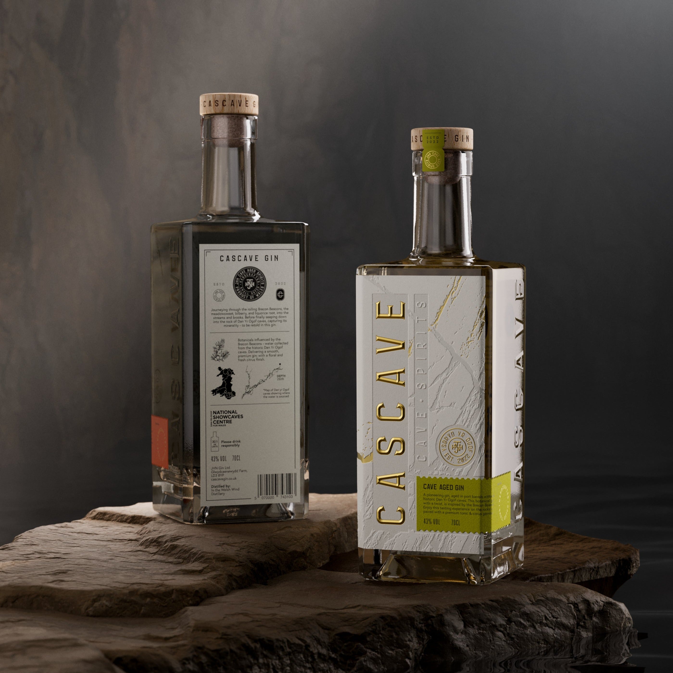 Cascave Gin, Cascave Cave Aged Gin, Welsh Gin, Cave Gin, Cave Water, Award Winning, Gin cocktail, Dan yr Ogof Gin, Brecon Beacons,
