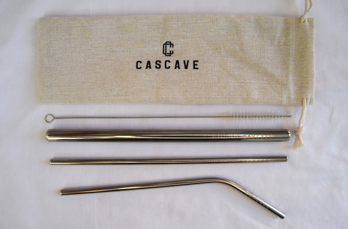Cascave Engraved Metal Straws